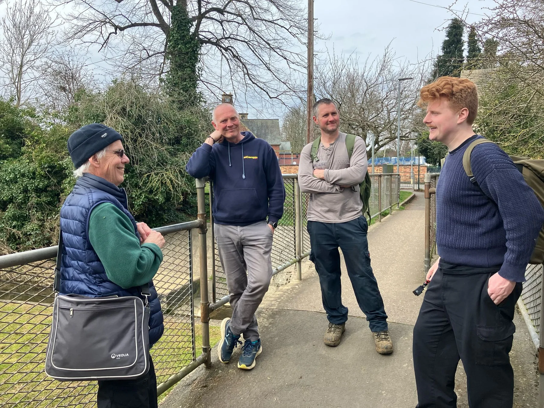 People talking together during a Flooded People UK community visit